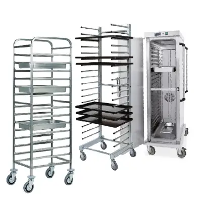 Tellerwagen/Tablettwagen/Geschirrkorbwagen - Gi.Metal