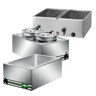 Bain Maries und Warmhaltegeräte Bain Maries und Warmhaltegeräte