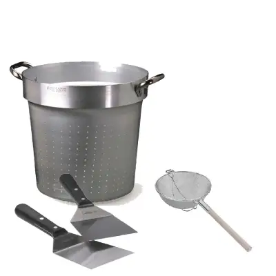 Küchenutensilien aus Edelstahl