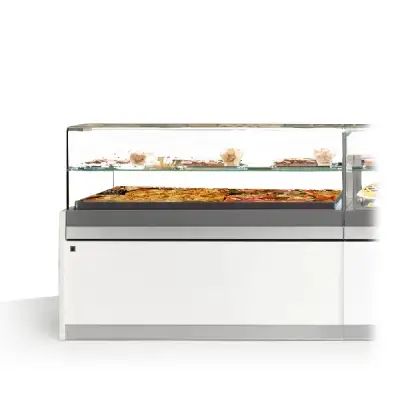 Pizza-Verkaufstheken
