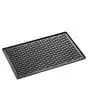 Antihaftbeschichtete Gussaluminiumplatte cm 53x32,5x1,5 h - Mit Ablaufrinne - Geeignet zum Backen und Grillen