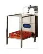 Ablauftisch für Haubenspülmaschine Serie B6 - Mod. 06/B - rechts - links - vorderseitig - Produktmaße in cm (B x T x H): 84,4 x 57,4 x 85
