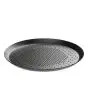 Antihaftbeschichtetes Aluminium-Pizzablech - Perforierter Boden ø cm 26 - Abmessungen cm 26x26x1,5h