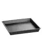 Antihaftbeschichtetes Gussaluminium-Backblech - Glatter Boden - Geeignet für Tiefkühlprodukte - Abmessungen cm 26x26x3h