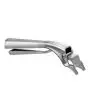 Ofenzange aus Gussaluminium - Erleichtert das sichere Einsetzen und Entfernen von Backformen und -blechen - Abmessungen cm 4x19x5,5h