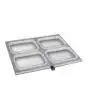 SIEGELFORM MIT 4 ABDRÜCKEN - GASTRONORM 1/8 (16,2 x 13,1 cm) - FÜR MOD. SEAL400 DIGIT