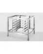 TISCH + BACKBLECHHALTER - Bleche in den Formaten 60 x 40 e 66 x 46 (Blechgröße bei Bestellung angeben!) - ABMESSUNGEN IN CM (B x T x H): 100 x 90 x 78 - Gewicht: 45 kg