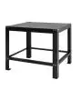 UNTERGESTELL AUS LACKIERTEM EISEN - FÜR OFEN TRAYS -Abmessungen in cm (BxTxH): 111,4 x 121,9 x 96
