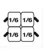 KÖRBE-SET: 4 x 1/6 GN