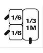 KÖRBE-SET: 2 x 1/6 GN + 1 x 1/3 GN