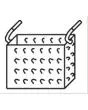 KORB 1/3 FÜR NUDELKOCHER - Produktmaße in cm (B x T x H): 29 x 16 x 20 - EG-Norm