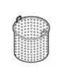 KORB: 50 Liter - ABMESSUNGEN: ø 36 x 40,4 H cm