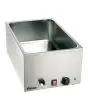 Bain Marie 1/1 GN mit Ablasshahn - Mod BN 11 - Geeignet für Ablagen M2, M3, M4, M6 - Beckenhöhe 15 cm - Einphasen-Stromversorgung 230V/1/50-60Hz - Leistung kW 1,2 - Abmessungen mm B 340 x T 590 x 240 H - Gewicht Kg 7,5