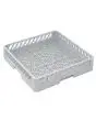 Universelle leere Geschirrspülkorb-Basis - Graue Farbe - Abmessungen cm L 50 x T 50 x H 9