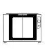 GARRAUM - LEISTUNG: 2,4 kW - KAPAZITÄT: 12 X (60X40 - GN 1/1) - PRODUKTMASSE IN CM (B x T x H): 93,5 X 90 X 71,5