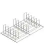 GRILL FÜR DIE ZUBEREITUNG VON RIPPCHEN GN 1/1 AUS EDELSTAHL AISI 304 - ABMESSUNGEN cm L 53 x B 32,5 x 12,3 h - FÜR MODELLE OMH 511, OMH 711, OMH 1111, OMH 611 E, OMH 1011 E in allen Ausführungen