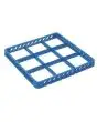 Geschirrspülkorb-Erhöhung 9 Fächer - Für Modell B9 - Farbe blau - Abmessungen cm L 50 x T 50 x H 4,5