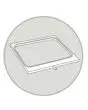 SIEGELFORM Mit 1 ABDRUCK - GASTRONORM 1/2 (32,5 x 26,5 cm) - FÜR MOD. SEAL MATIC 400 DIGIT