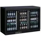KÜHLVITRINE AUS LACKIERTEM BLECH UND ALUMINIUM - FÜR GETRÄNKE - Mod. G-BC3PS - UMLUFTKÜHLUNG - KAPAZITÄT: 335 LITER - 3 SCHIEBETÜREN AUS GLAS - TEMPERATUR: +2°/+8°C - Abmessungen in cm (B x T x H): 135 X 53,5 X 92 - EG-NORM