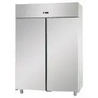 KÜHLSCHRANK AUS EDELSTAHL - UMLUFTKÜHLUNG - Mod. BG14ETN - GASTRONORM 2/1 - NUTZVOLUMEN 1400 Liter -  2 TÜREN - TEMPERATUR 0°/+10°C - Abmessungen in cm (B x T x H): 142 x 80 x 203/210 -CE-Kennzeichnung