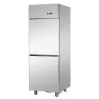 KÜHLSCHRANK AUS EDELSTAHL AISI 304 - UMLUFTKÜHLUNG - Mod. B206ETN - NUTZVOLUMEN 600 Liter - 2 TÜREN - TEMPERATUR 0/+10°C - Abmessungen in cm (B x T x H): 71 x 70 x 203/210 -CE-Kennzeichnung