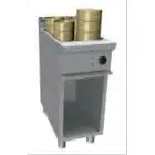 ELEKTRISCHER DAMPFGARER FÜR DIM SUM - Mod. N9WUZ400DC - Gehäuse aus Edelstahl - offener Unterbau - Arbeitsplatte aus Edelstahl mit abgerundeten Kanten - Becken GN 1/1 + 1/3 cm 20h - Lochblech aus Edelstahl für Bambuskörbe - Leistung Elektro: 12,0 kW - dre