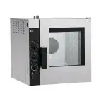 ELEKTRO-HEISSLUFTOFEN FÜR DIE GASTRONOMIE UND FÜR KONDITOREIEN - Mod NEME5232 - ELEKTROMECHANISCHE STEUERUNG - MIT BESCHWADUNG - ZWEI GESCHWINDIGKEITEN - EINPHASIGER ANSCHLUSS: 230/1/50 - LEISTUNG: 3,3 kW - KAPAZITÄT: 5 X (GN 2/3) - EINSCHUBABSTAND: 7,4 c