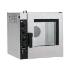 ELEKTRO HEISSLUFTDAMPDOFEN (DAMPFERZEUGUNG MIT DIREKTER EINSPRITZUNG) FÜR KONDITOREIEN UND GASTRONOMIEBETRIEBE - Mod NECE5232 - ELEKTROMECHANISCHE STEUERUNG - EINPHASIGER ANSCHLUSS: 230/1/50 - LEISTUNG: 3,3 kW - KAPAZITÄT: 5 X (GN 2/3) - EINSCHUBABSTAND: 