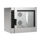 ELEKTRO HEISSLUFTDAMPDOFEN (DAMPFERZEUGUNG MIT DIREKTER EINSPRITZUNG) FÜR KONDITOREIEN UND GASTRONOMIEBETRIEBE - Mod NECE72 - ELEKTROMECHANISCHE STEUERUNG - DREIPHASIGER ANSCHLUSS: 400/3/50 - LEISTUNG: 9,6 kW  - KAPAZITÄT: 7 X (GN 1/1 ; 60X40) - EINSCHUBA