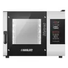 GAS KOMBI-BACKOFEN MIT HEISSLUFT UND DAMPF, TOUCH-BEDIENUNG - Cod. BISTROT 465G - GEEIGNET FÜR BÄCKEREIEN UND KONDITOREIEN - Kapazität: 4 Bleche im Format 40x60 cm oder 46x66 cm - Leistung: 12 kW - einphasiger Anschluss: 230 V 50/60 Hz - max.Temperatur: 2