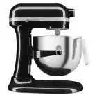 PLANETENMIXER KITCHENAID - Mod K6N Heavy Duty Nera - Metallstruktur - 1 Rührschüssel aus Edelstahl: 6,6 Liter - Leistung: 375 W  - einphasiger Anschluss: 220-240 V - Produktmaße (B x T x H): 28,7 X 37,1 X 41,9