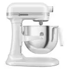 PLANETENMIXER KITCHENAID - Mod K6W Heavy Duty Bianca - Metallstruktur - 1 Rührschüssel aus Edelstahl: 6,6 Liter - Leistung: 375 W  - einphasiger Anschluss: 220-240 V - Produktmaße (B x T x H): 28,7 X 37,1 X 41,9