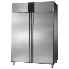 KÜHLSCHRANK AUS EDELSTAHL AISI 304 - UMLUFTKÜHLUNG - Mod CH14RMMTN - GASTRONORM 2/1 - NUTZVOLUMEN 1400 L - 2 TÜREN - LÜFTUNG KÜHLUNG - TEMPERATUR 0 ° / + 10 ° C - Abmessungen B 142 x T 80 x H 210 cm