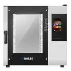 GAS KOMBI-BACKOFEN MIT HEISSLUFT UND DAMPF, TOUCH-BEDIENUNG - Cod. BISTROT 665G VISION - GEEIGNET FÜR BÄCKEREIEN UND KONDITOREIEN - Kapazität: 6 Bleche im Format 40x60 cm oder 46x66 cm - Leistung: 14,5 kW - einphasiger Anschluss: 230 V 50/60 Hz - max.Temp