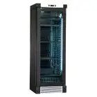 WEINKÜHLSCHRANK - Mod ENY 420 N BLACK - STATISCH - TEMPERATUR °C +4/+18 - N. 1 GLASTÜR - STRUKTUR AUS SCHWARZEM ESCHENHOLZ - BRUTTOFÜLLMENGE Lt. 382 - NETTOFÜLLMENGE Lt. 342 - LEISTUNG W 230 - SPANNUNG 220/50Hz EINPHASIG - PRODUKTMAßE (BxTxH) cm 65,5 x 63