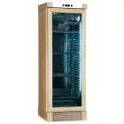 WEINKÜHLSCHRANK - Mod ENY 420 N NATURAL - STATISCH - TEMPERATUR °C +4/+18 - N. 1 GLASTÜR - STRUKTUR AUS NATURHELS - BRUTTOFÜLLMENGE Lt. 382 - NETTOFÜLLMENGE Lt. 342 - LEISTUNG W 230 - SPANNUNG 220/50Hz EINPHASIG - PRODUKTMAßE (BxTxH) cm 65,5 x 63,5 x 188