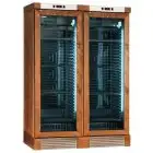 WEINKÜHLSCHRANK - Mod ENY 820 N NM - STATISCH - TEMPERATUR °C +4/+18 - 2 GLASTÜREN - STRUKTUR AUS MITTLEREM WALNUSSHOLZ - BRUTTOKAPAZITÄT von 764 Litern - NETTOKAPAZITÄT von 604 Litern - LEISTUNG von 244 W - 220/50Hz EINPHASIGE STROMVERSORGUNG - PRODUKTMA