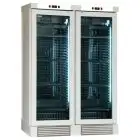WEINKÜHLSCHRANK - Mod ENY 820 N WHITE - Statisch - Temperatur °C +4/+18 - 2 Glastüren - Struktur aus gebleichtem Eschenholz - Bruttokapazität von 764 Litern - Nettokapazität von 604 Litern - Leistung von 244 W - Einphasige Stromversorgung 220/50Hz - Produ