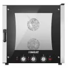 ELEKTRO KOMBI-BACKOFEN MIT HEISSLUFT UND DAMPF - Cod. EASY6E - GEEIGNET FÜR GASTRONOMIEBETRIEBE, BÄCKEREIEN UND KONDITOREIEN - Kapazität: 6 Bleche im Format 60x40 oder GN 1/1 - Leistung: 10,7 kW - Anschlusswerte: 230/400 V 50/60 Hz - max.Temperatur: 270°C