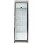 KÜHLSCHRANK AUS EDELSTAHL UND PS - BELÜFTET - ECOVENT - Mod G-ERV400GSS - ENERGIEEFFIZIENZKLASSE B - 1 GLASTÜR - FASSUNGSVERMÖGEN 300 LITER - TEMPERATUR 0°C/+8°C - PRODUKTMAßE (BxTxH) cm 60 x 60 x 186 - CE-NORM