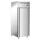 KÜHLSCHRANK AUS EDELSTAHL AISI 201 - FÜR KONDITOREIWAREN - UMLUFTKÜHLUNG - Mod. G-PA800TN-FC - Bruttokapazität: 737 LITER - 1 TÜR - TEMPERATUR: +2°/+8°C - Abmessungen in cm. (B x T x H): 74 x 99 x 201 - EG-NORM