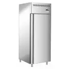 KÜHLSCHRANK AUS EDELSTAHL AISI 201 - FÜR SNACKS - STATISCHE KÜHLUNG - Mod. G-SNACK400TN-FC - Bruttokapazität: 429 LITER - 1 TÜR - TEMPERATUR: -2°/+8°C - Abmessungen in cm. (B x T x H): 68 x 71 x 201 - EG-NORM