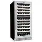 Weinkühlschrank belüftete mit temperatur von +5 bis +12 °C und von +12 bis +20 °C Forcar G-VI120D