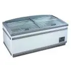 KÜHLVITRINE - Mod POLO 18 - DIGITALES THERMOMETER - AUTOMATISCHE ENTSCHLUNGUNG - KAPAZITÄT LT 630 - TEMPERATUR -18°/-21°C - PRODUKTMAßE (BxTxH) cm 185 x 85 x 79,5 - CE-Norm