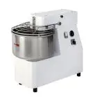 SPIRAL-TEIGKNETMASCHINE - FESTER KOPF - Mod. MDVE 20 - Anschlusswert: 400V - Kesselvolumen: 22 L - Teigkapazität: 18 kg - Leistung: 0,75 kW - CE-Kennzeichnung
