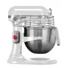 PROFESSIONELLER PLANETENMIXER KITCHENAID - WEISS - Mod K7PROW - Metallgehäuse - 1 Rührschüssel aus Edelstahl: 6,9 Liter - U/Min: 40 a 200 - Leistung: 325 W - einphasiger Anschluss: 220-240 V - Produktmaße (B x T x H): 37,1 X 28,7 X 41,9 - Schutzgitter - N