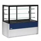 GEKÜHLTER VITRINENSERVICE – GEBÄCK – MOD. KRISTALL – LED-BELEUCHTUNG – TEMPERATUR +2/+6 °C – BELÜFTETE KÜHLUNG