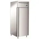 Kühlschrank aus Edelstahl AISI 201 - Mod M-GNH610TN-FC - Gastronorm 2/1 (65 x 53 cm) - Ventiliert - 1 Tür - Bruttokapazität 605 Liter - Temperatur 0° / +8°C - Produktmaße (BxTxH) cm 72,6 x 86,4 x 215