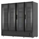 Kühlvitrine mit kapazität Lt 1850 und temperaturen von -1 bis +4 °C Klimaitalia TORINO 1910 BLACK