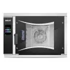 GAS KOMBI-BACKOFEN MIT HEISSLUFT UND DAMPF, TOUCH-BEDIENUNG - Cod. MISTRAL 6TTR M14 VISION - GEEIGNET FÜR BÄCKEREIEN UND KONDITOREIEN - UMLUFT - Ofenkapazität: 6 Bleche in den Formaten 60 x 40 cm oder 66 x 46 cm - Leistung: 8.600 kcal/h - AUTOMATISCHES WA